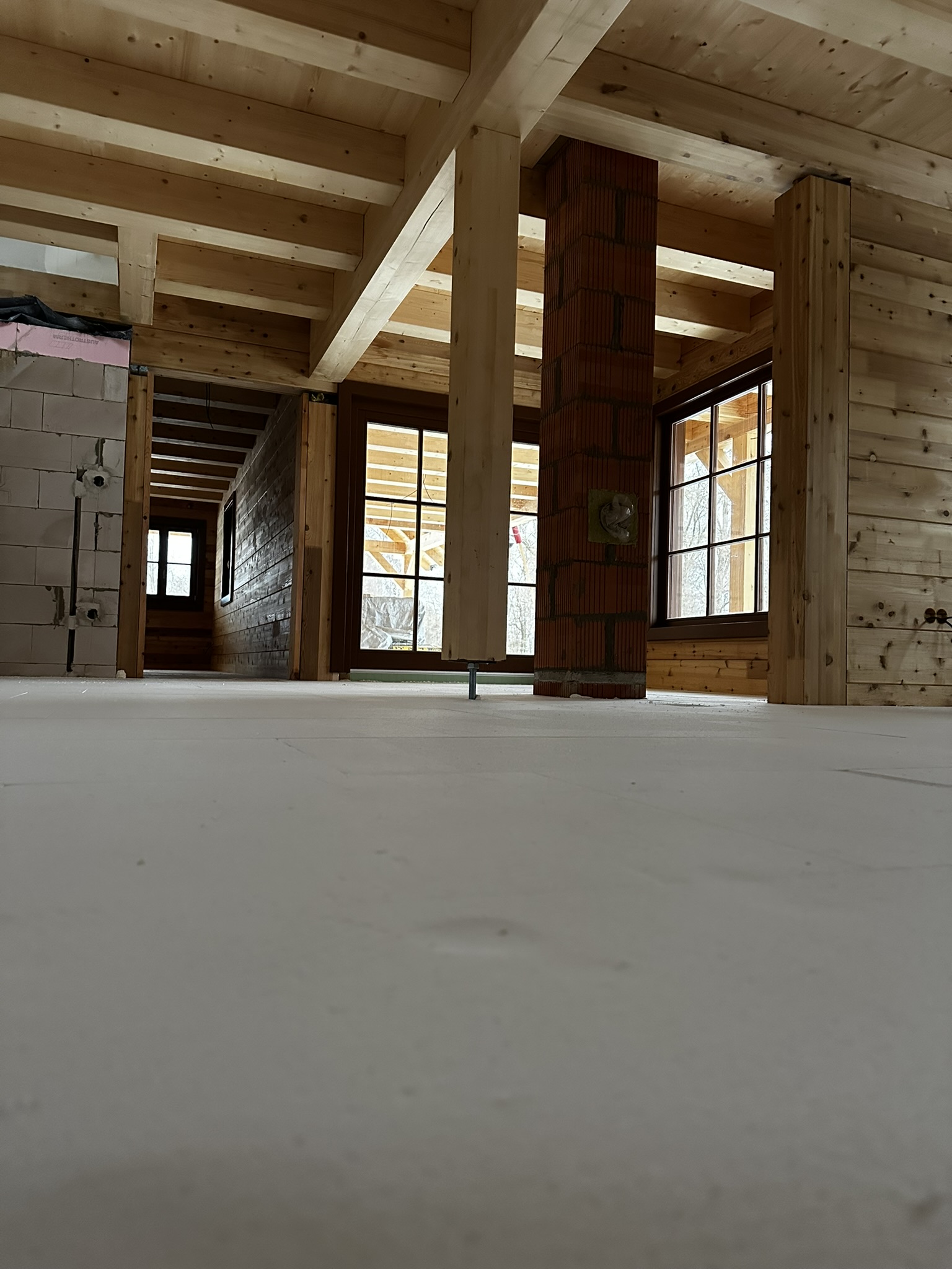 Realizace pokládky polystyrenu